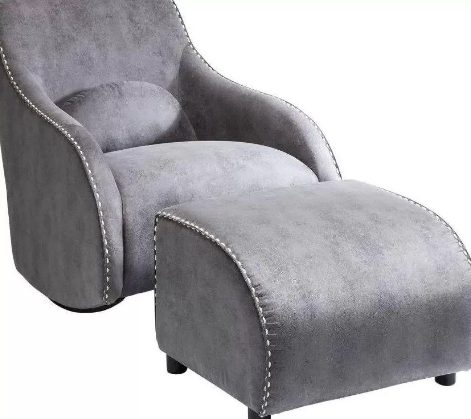 KARE Design Schommelstoel Swing Ritmo Vintage Grijs Cheap