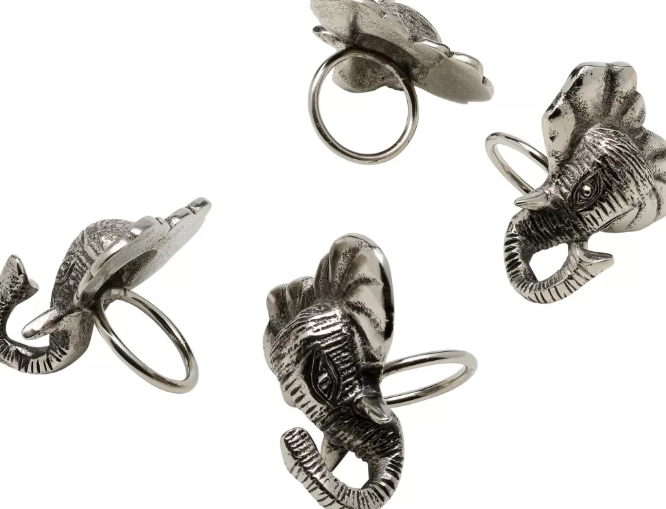 KARE Design Servetringen Happy Elephants (4/Set) Sale