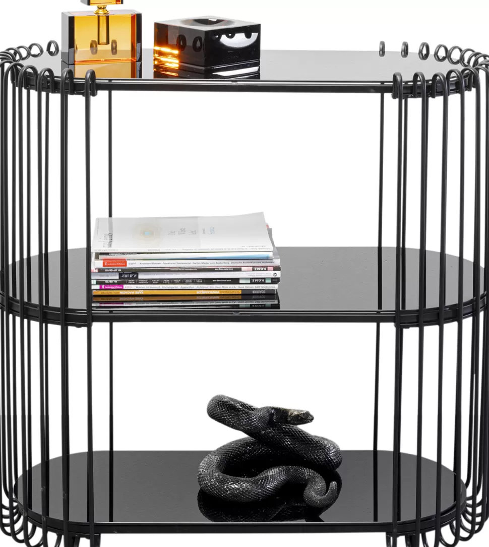 KARE Design Sidetable Wire Black 81x78cm Online