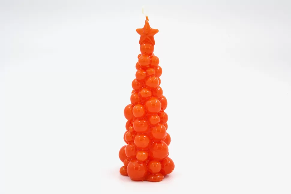 KARE Design SMAQQ A Bubbly Xmas Candle Tree 21CM Dark Orange Sale