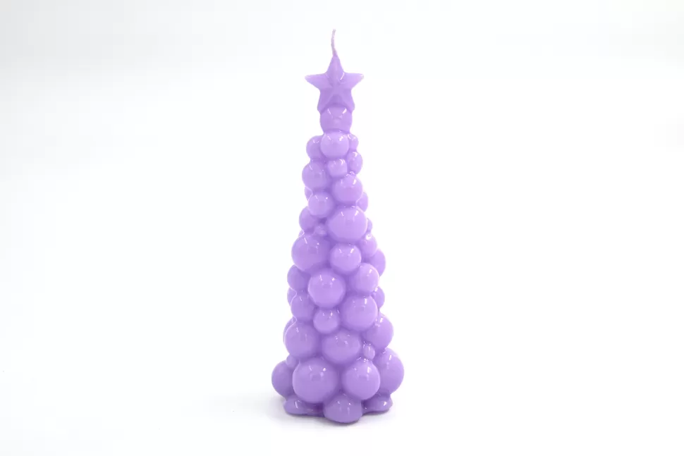 KARE Design SMAQQ A Bubbly Xmas Candle Tree 21CM Loving Lila Cheap