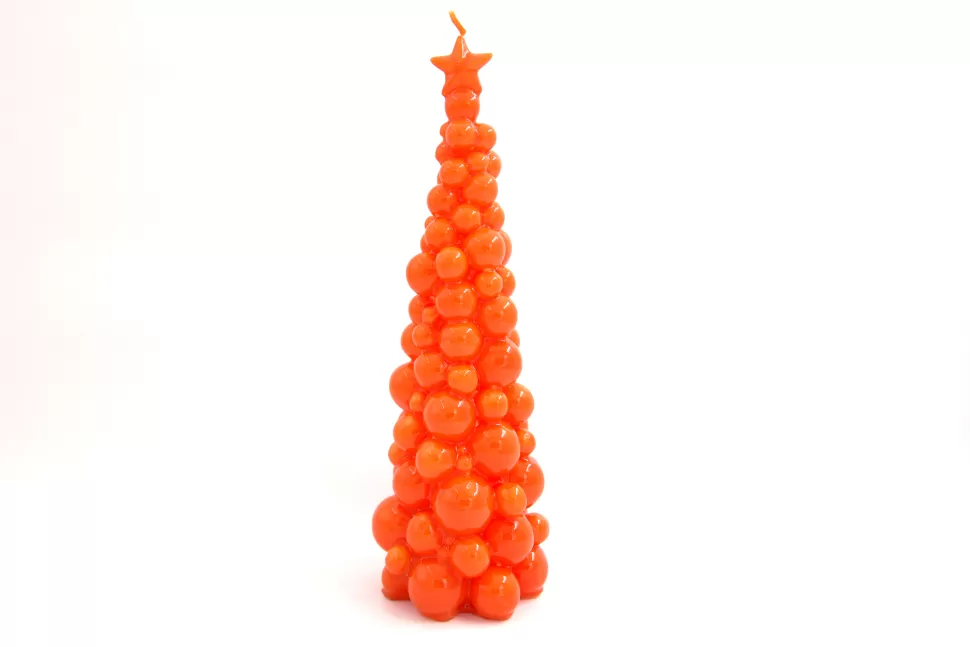 KARE Design SMAQQ A Bubbly Xmas Candle Tree 30CM Dark Orange Discount