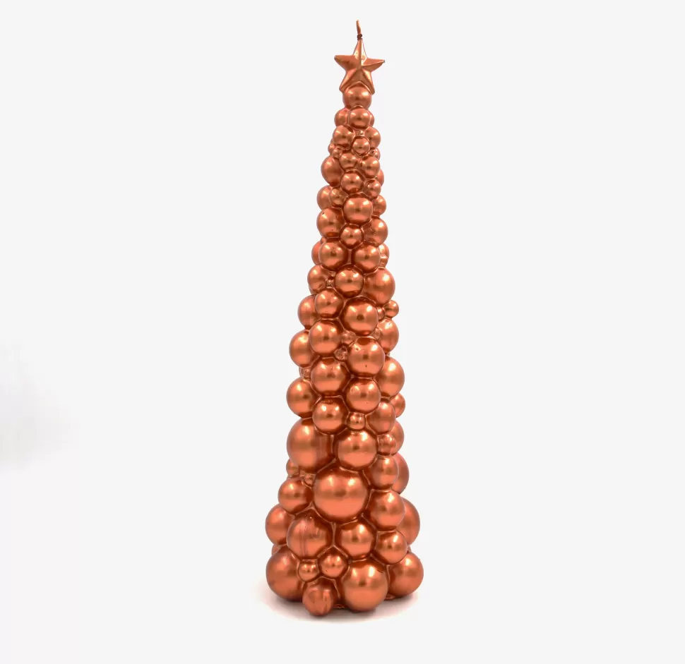 KARE Design SMAQQ A Bubbly Xmas Candle Tree 47CM Copper Discount