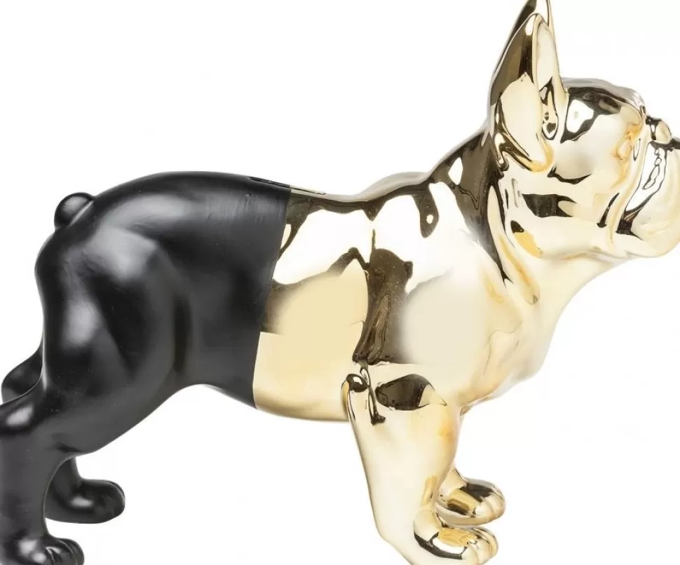 KARE Design Spaarpot Bulldog Goud-Zwart Discount