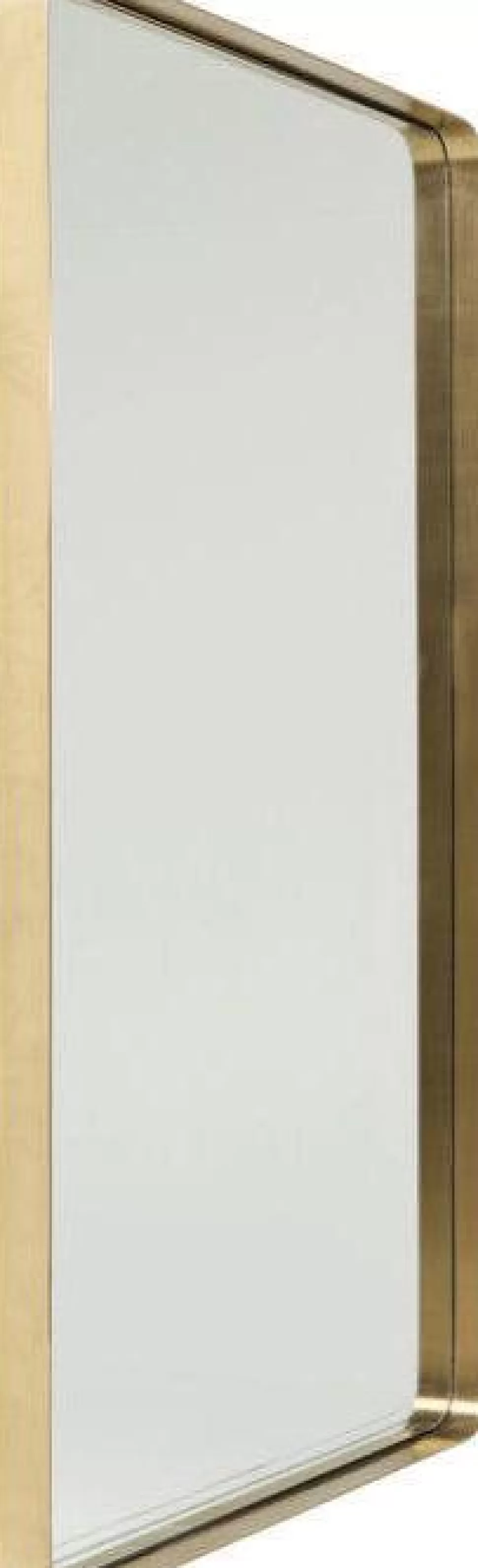 KARE Design Spiegel Curve Rechthoekig Messing 80x120cm Fashion
