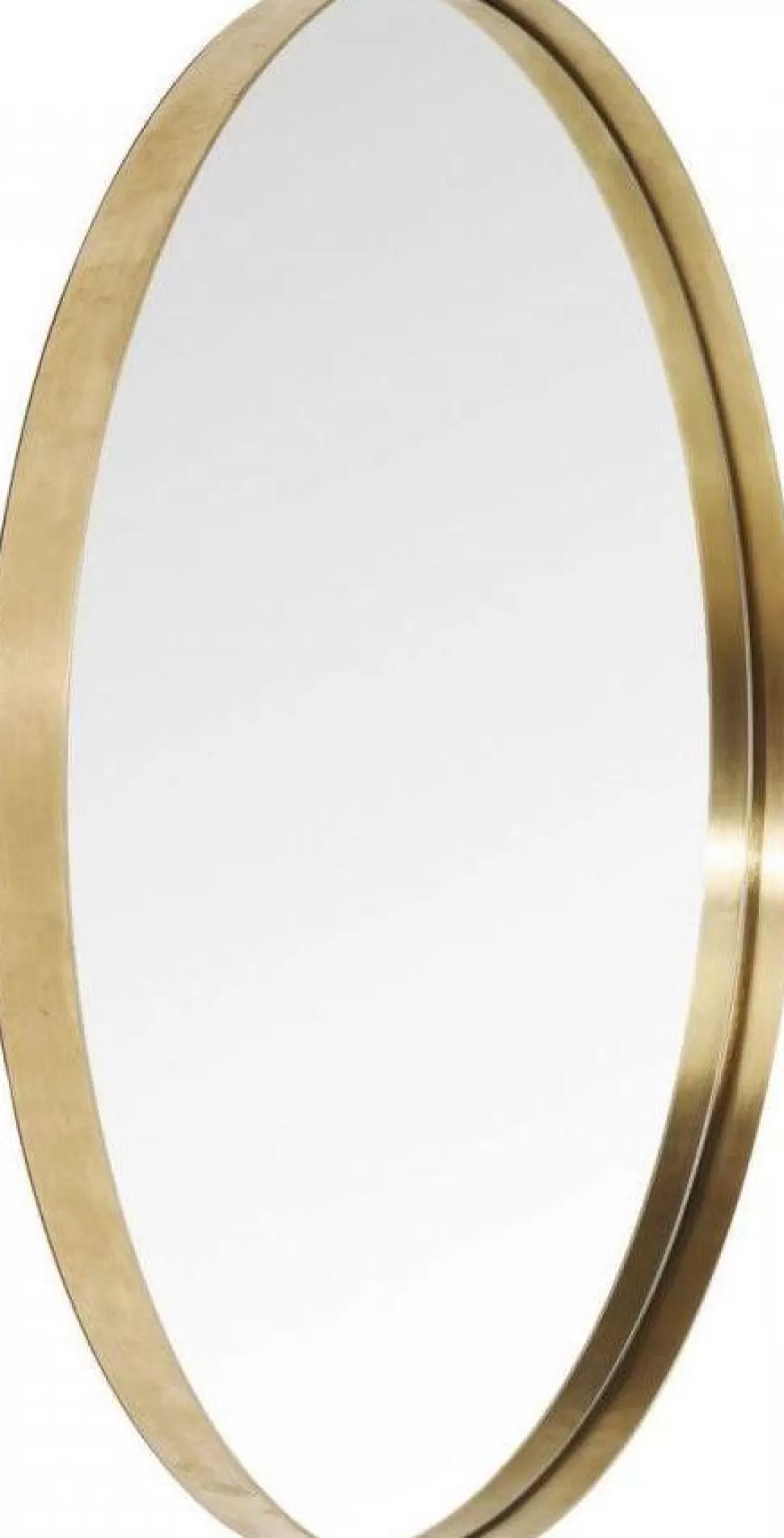 KARE Design Spiegel Curve Rond Messing Ø100cm Outlet