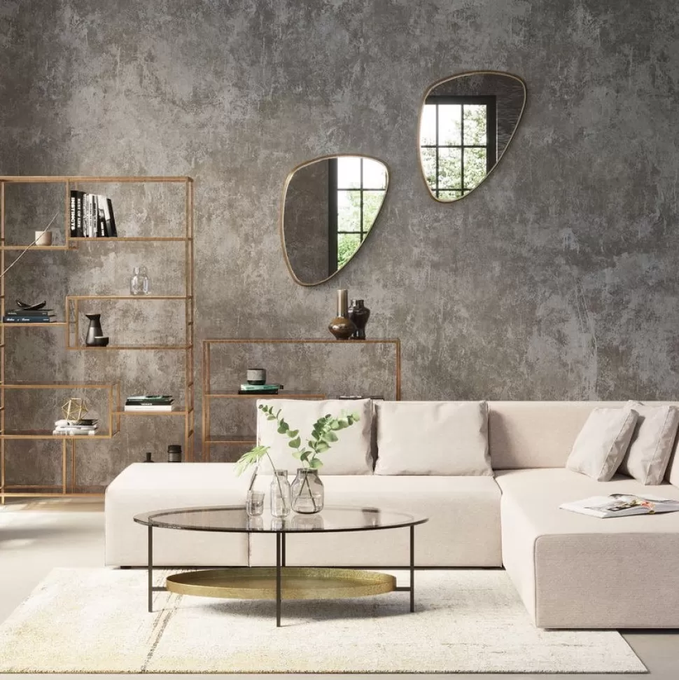 KARE Design Spiegel Jetset Goud 56x83cm New