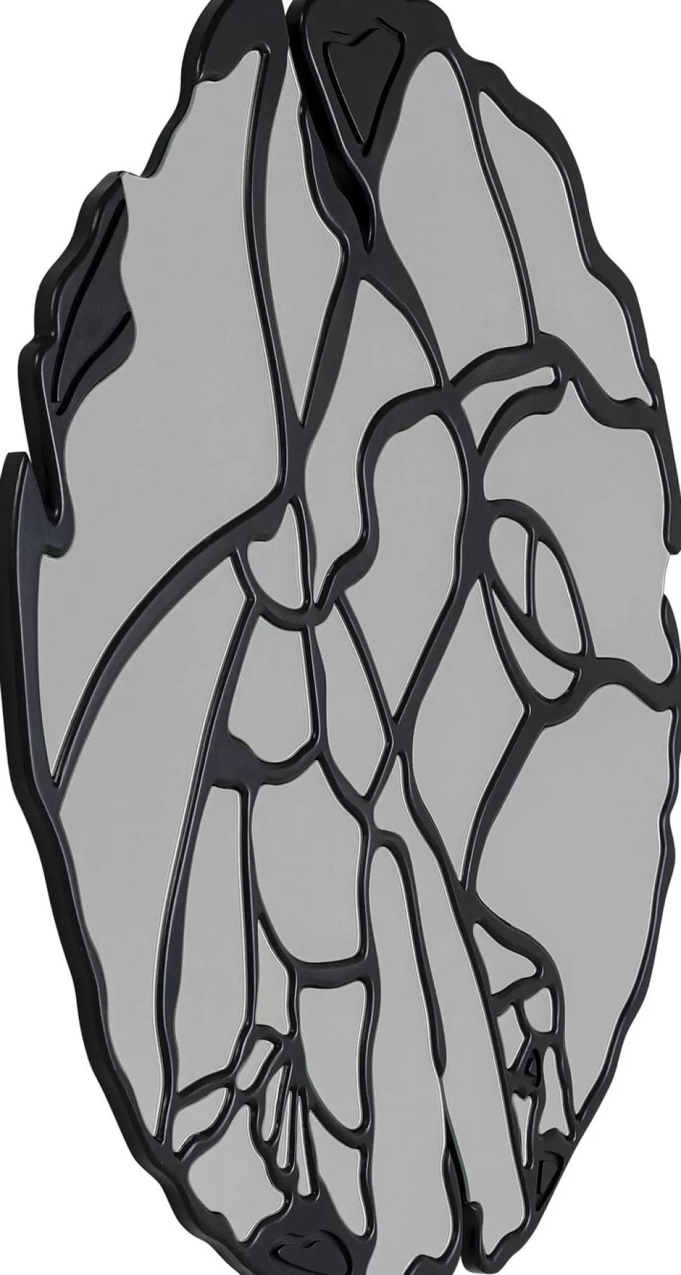 KARE Design Spiegel Pieces Mat Zwart Ø100cm Discount