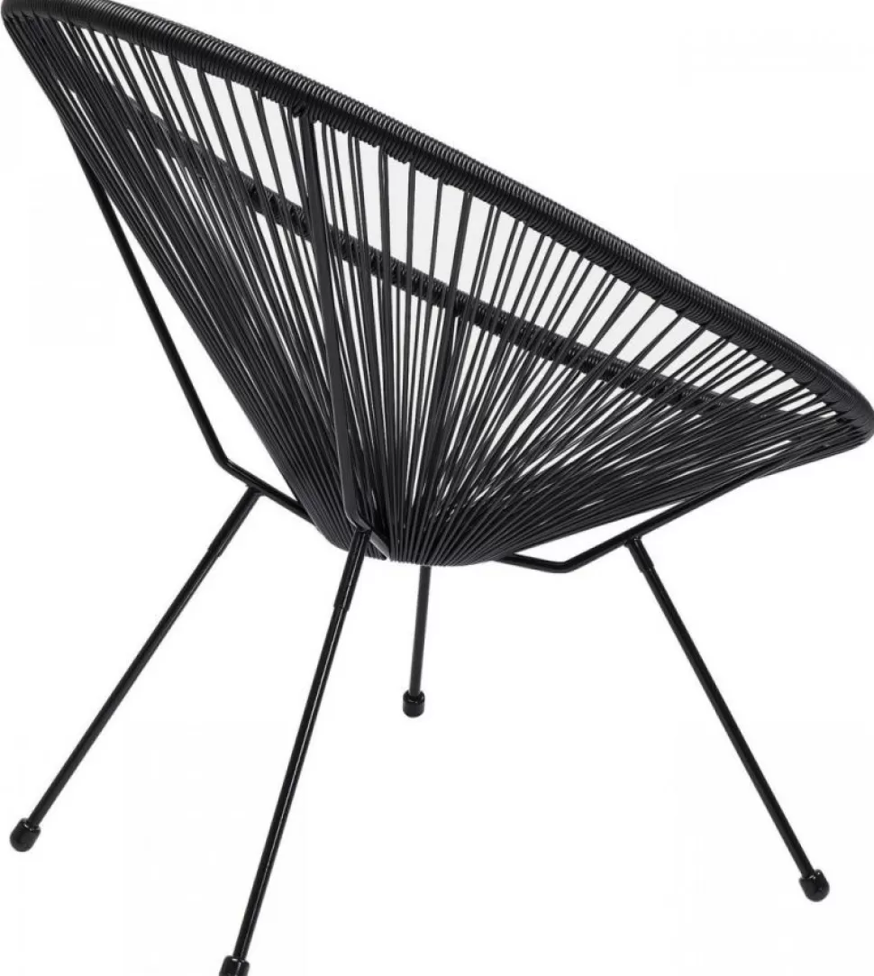 KARE Design Stoel Acapulco Zwart Clearance