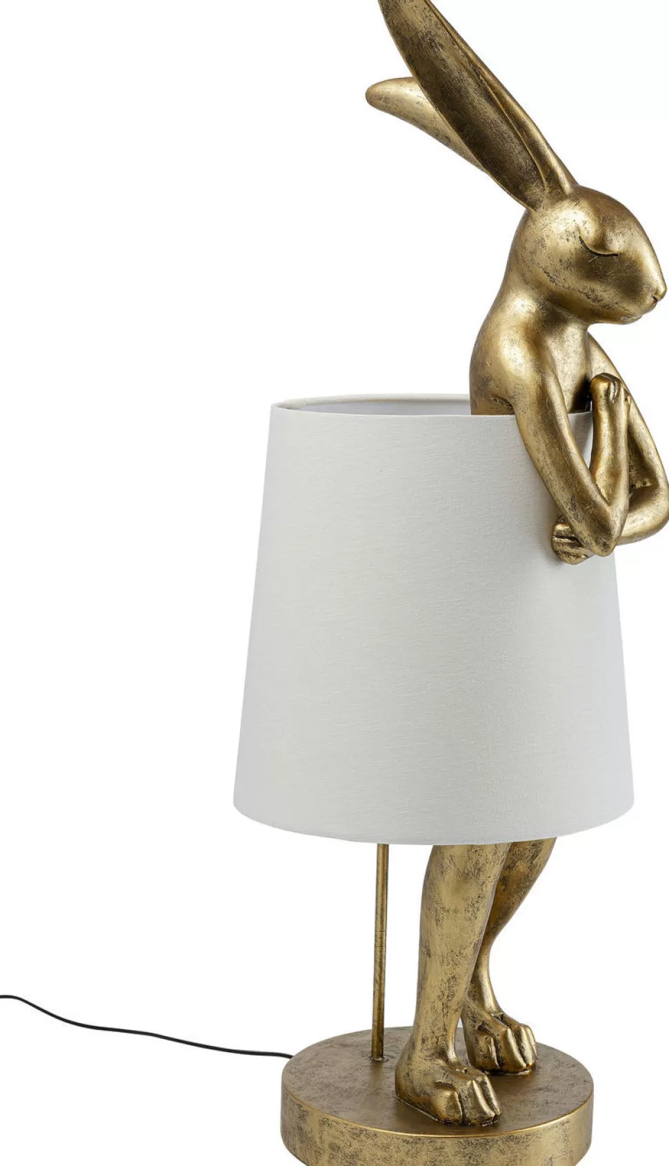KARE Design Tafellamp Animal Konijn Goud 88cm Store