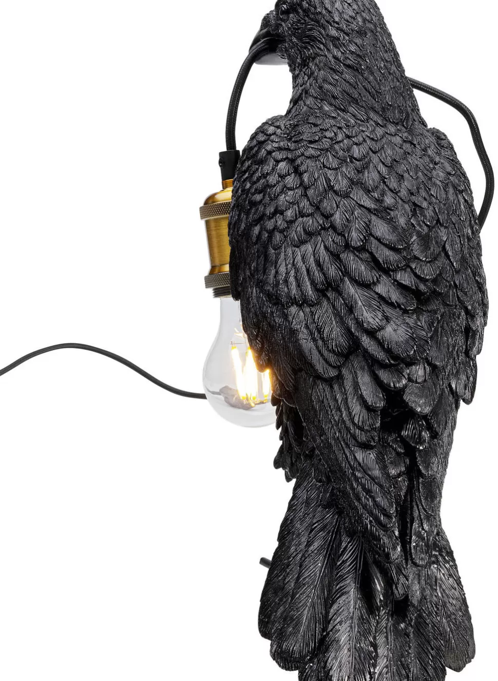 KARE Design Tafellamp Animal Kraai Mat Zwart Outlet