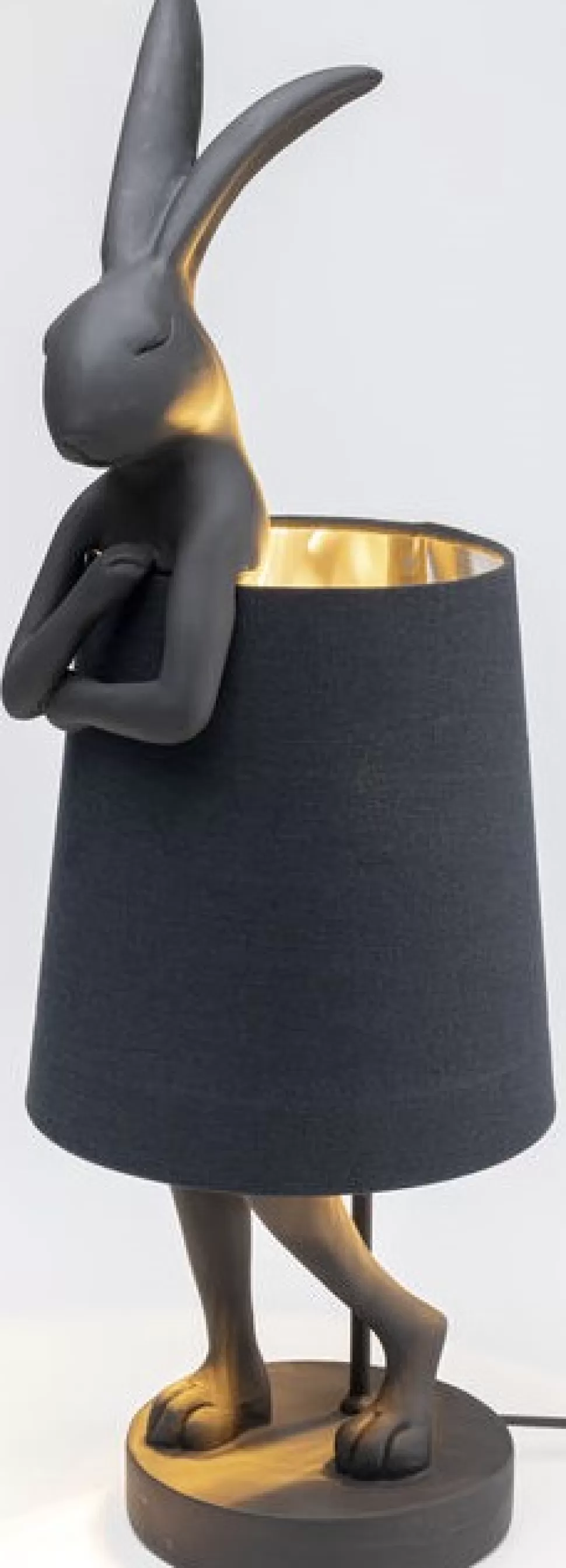 KARE Design Tafellamp Animal Rabbit Matt Black 68cm Discount