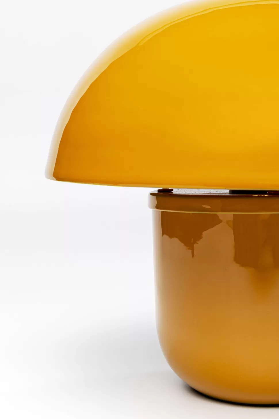 KARE Design Tafellamp Mushroom Yellow 27cm Sale