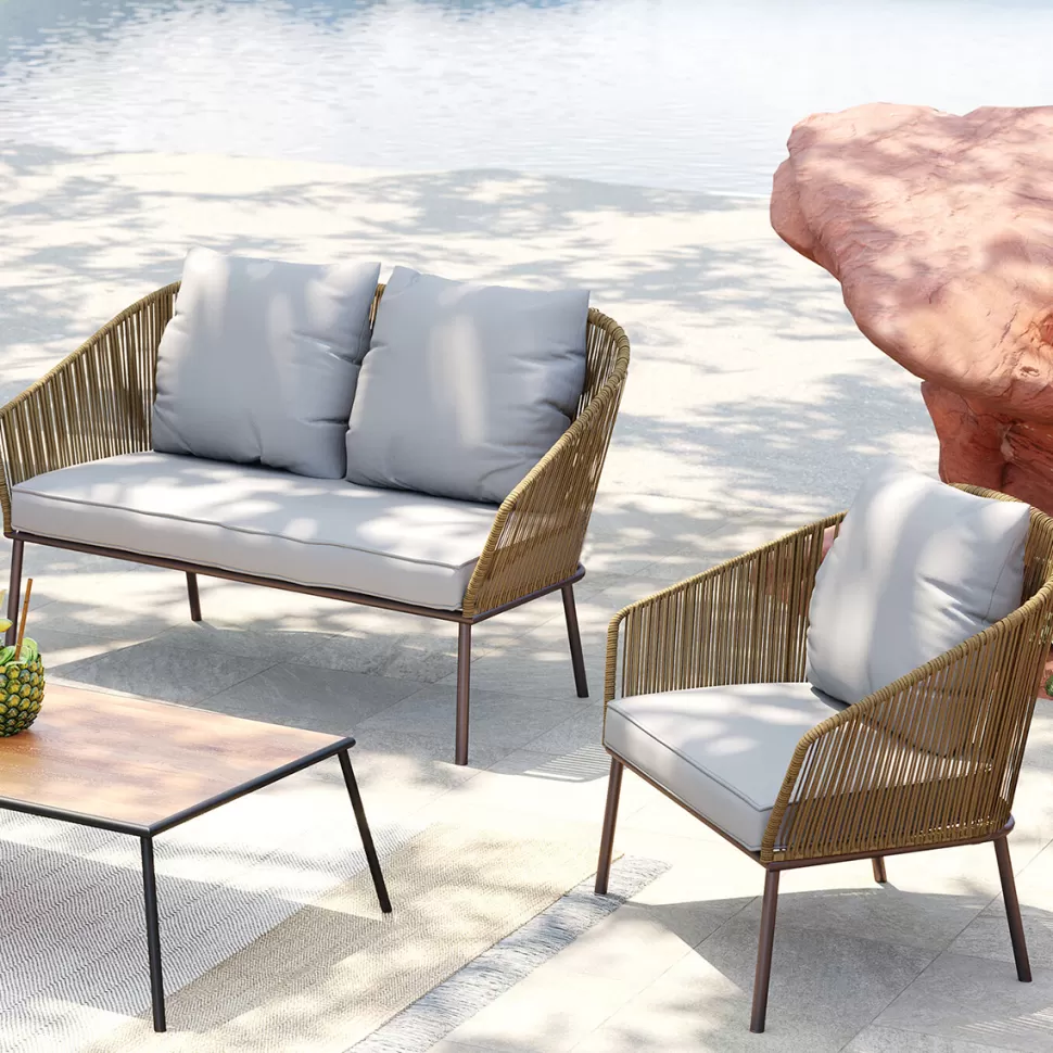 KARE Design Tuinset Elba Quattro Nature (4/part) Online