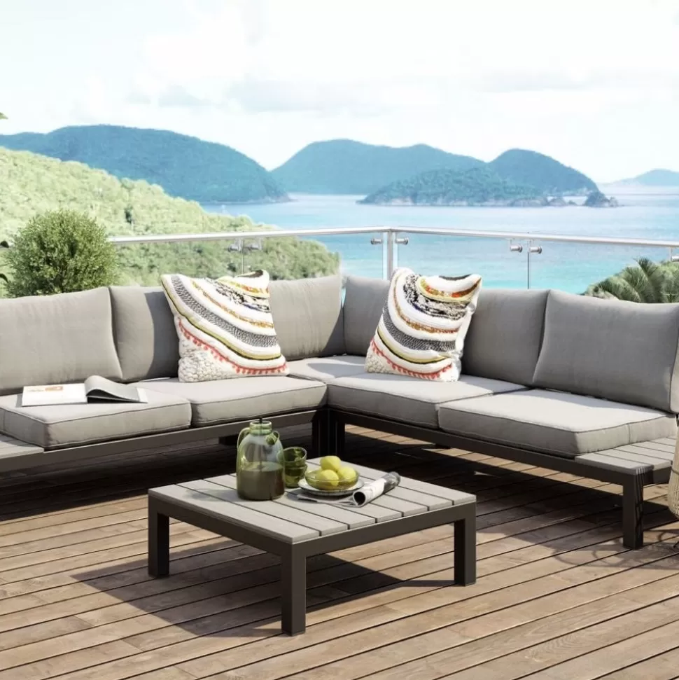 KARE Design Tuinset Holiday Zwart (4-delig) Flash Sale