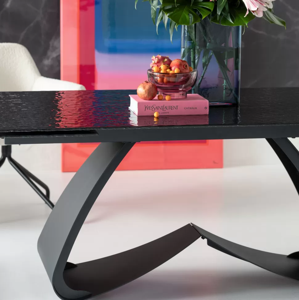 KARE Design Uitschuifbare Eettafel Bellagio Bubble 180(40+40)x98cm Discount