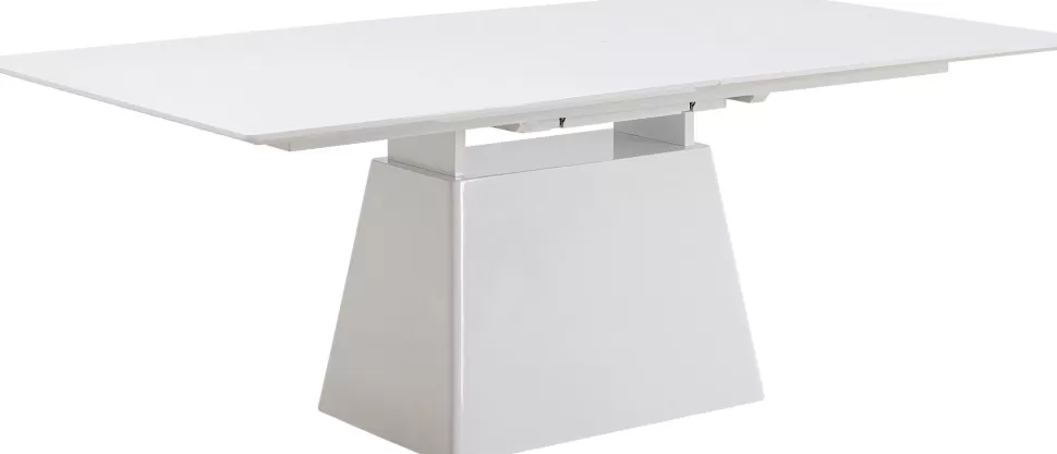 KARE Design Uitschuifbare Eettafel Benvenuto White 200(50)x110cm Cheap