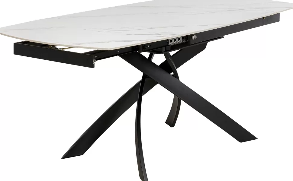 KARE Design Uitschuifbare Eettafel Twist Onyx 120(30+30)x90cm Flash Sale
