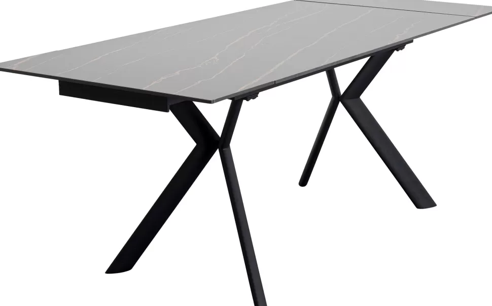 KARE Design Uitschuifbare Eettafel Xenia Black 140(30+30)x80cm Best