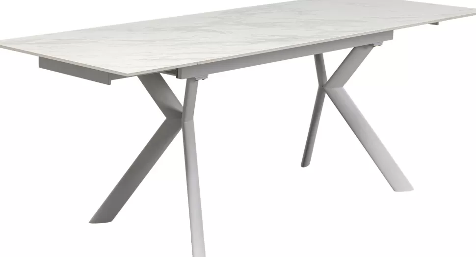 KARE Design Uitschuifbare Tafel Xenia White 140(+30+30)x80cm Store