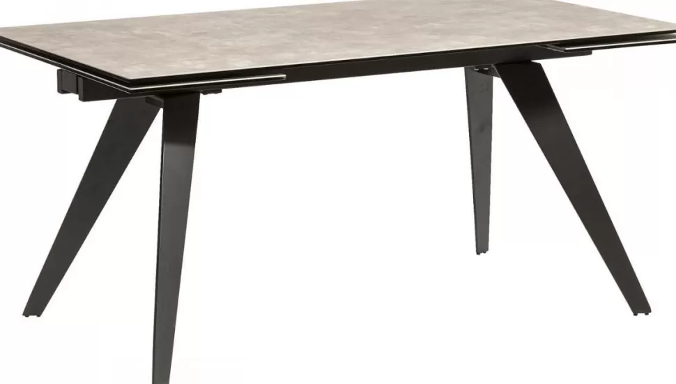 KARE Design Uitschuiftafel Amsterdam Donker 160(40+40)x90cm Cheap