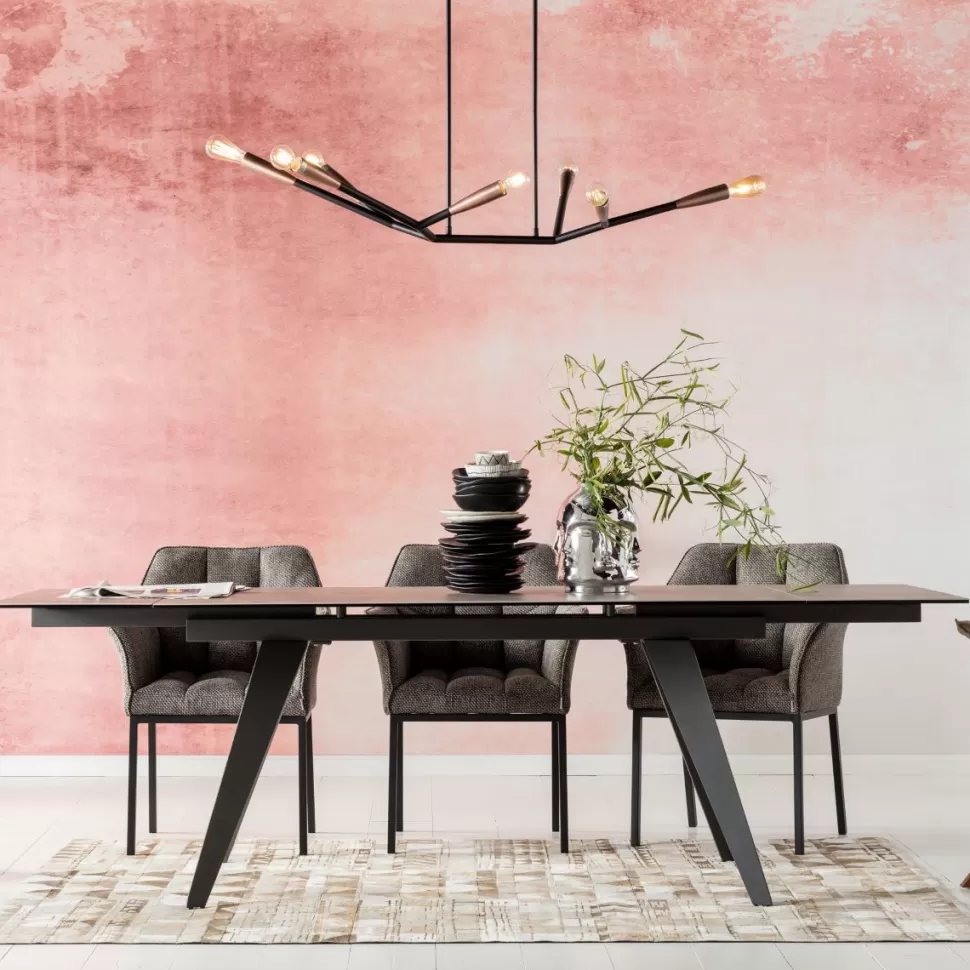 KARE Design Uitschuiftafel Amsterdam Donker 200(45+45)x100cm Flash Sale