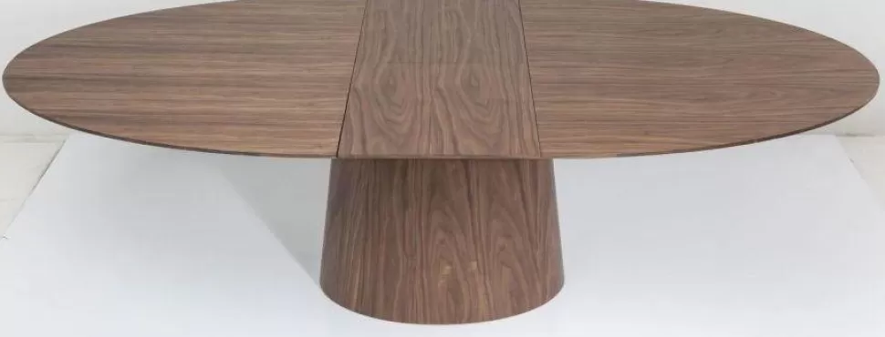 KARE Design Uitschuiftafel Benvenuto Walnoot 200(50)x110cm Fashion