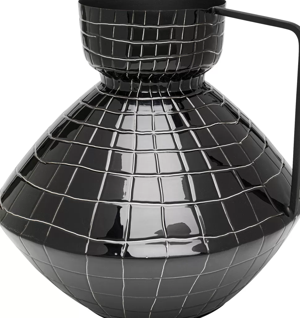 KARE Design Vaas Black Mesh Handle 29cm Online