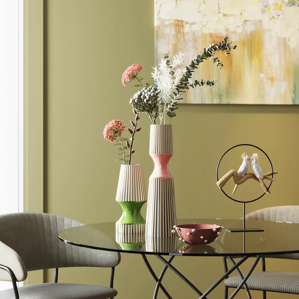 KARE Design Vaas Calabria Green 26cm Hot