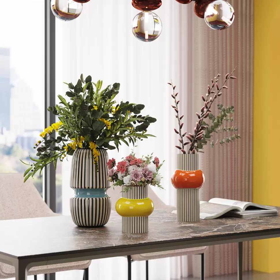 KARE Design Vaas Calabria Orange 28cm Cheap