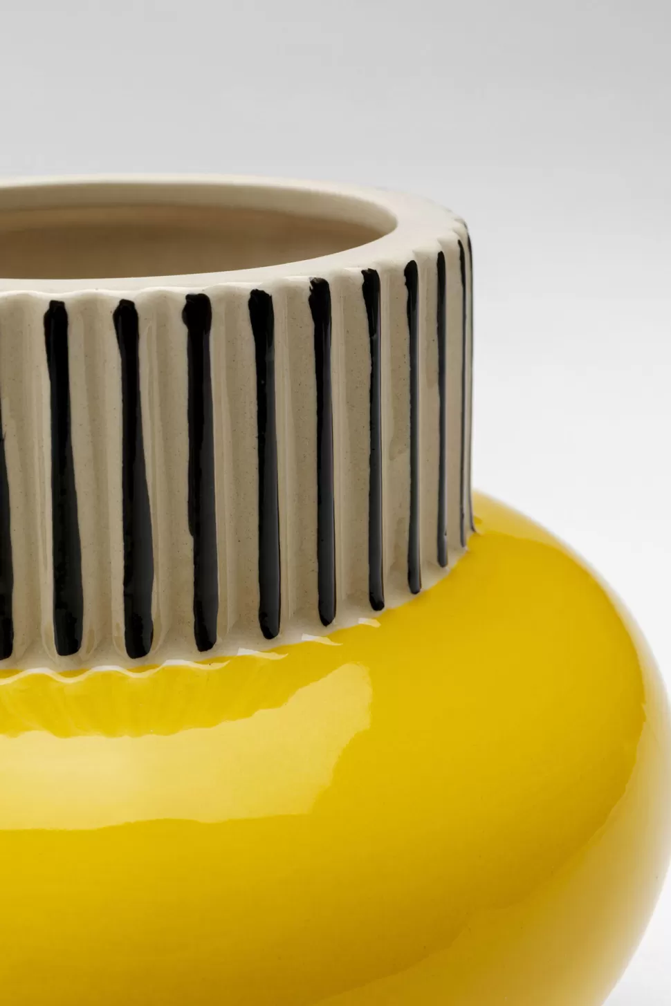 KARE Design Vaas Calabria Yellow 16cm Cheap