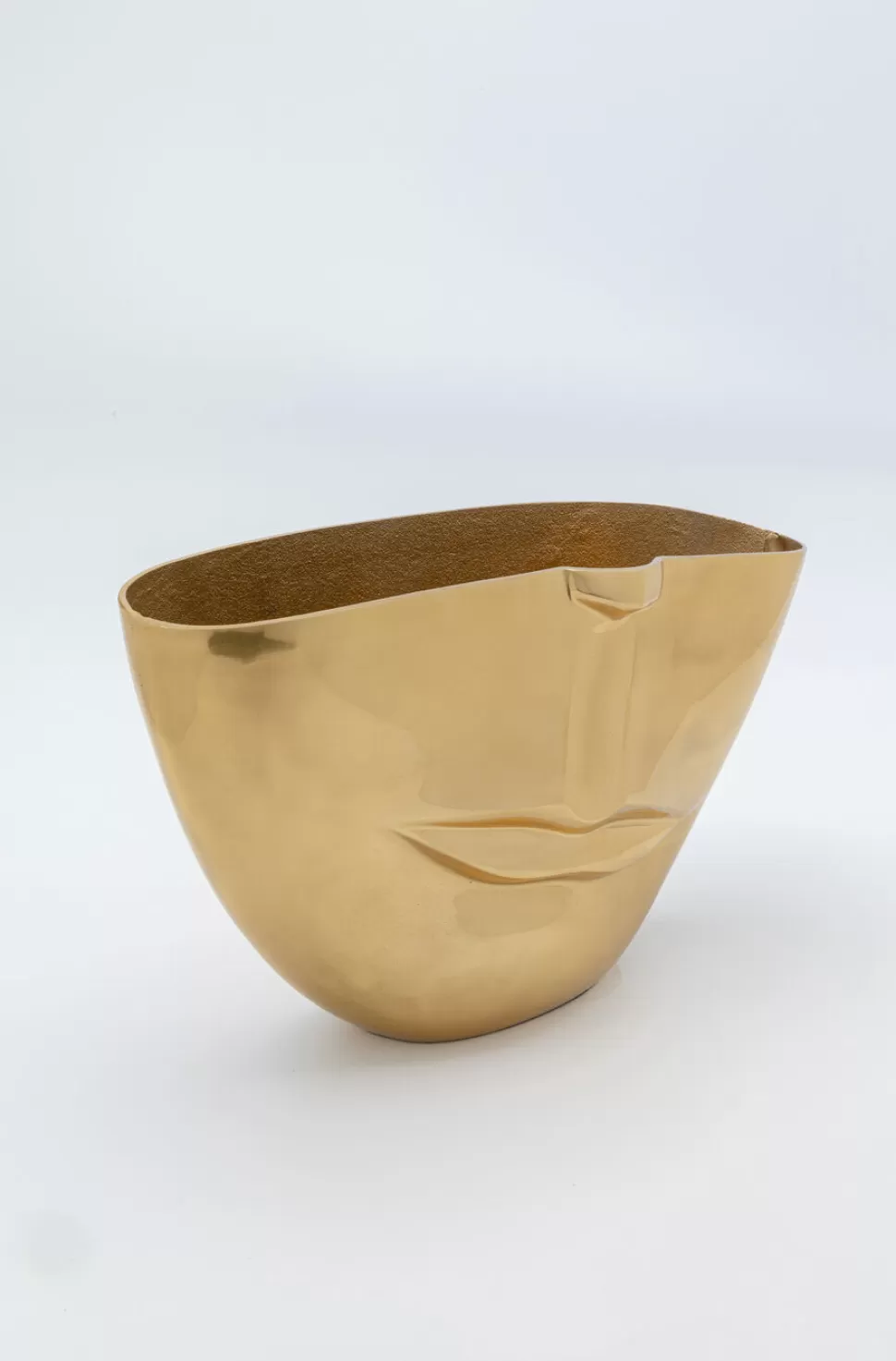 KARE Design Vaas Half Face Gold 46cm New