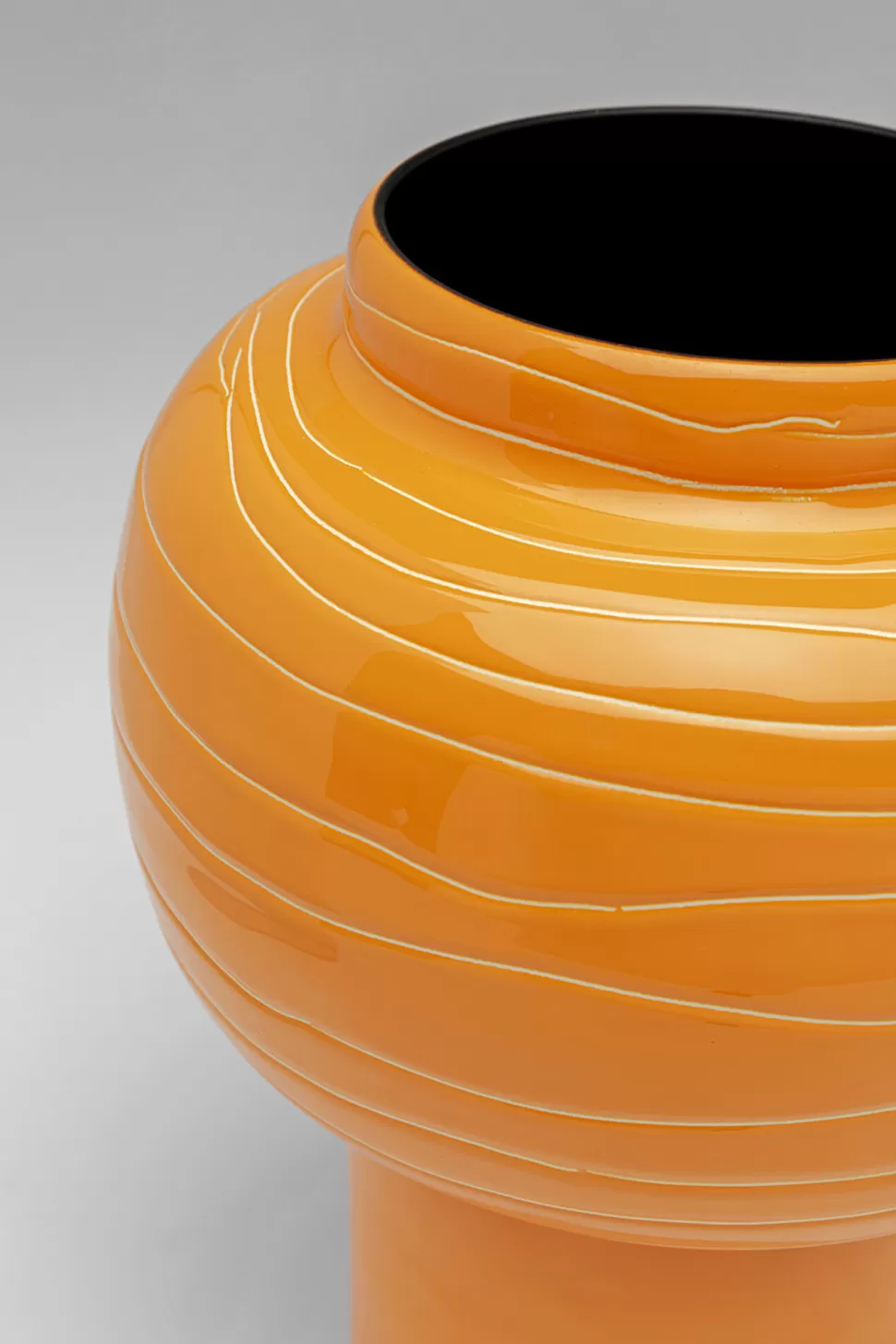 KARE Design Vaas Mamba Oranje 26cm Clearance