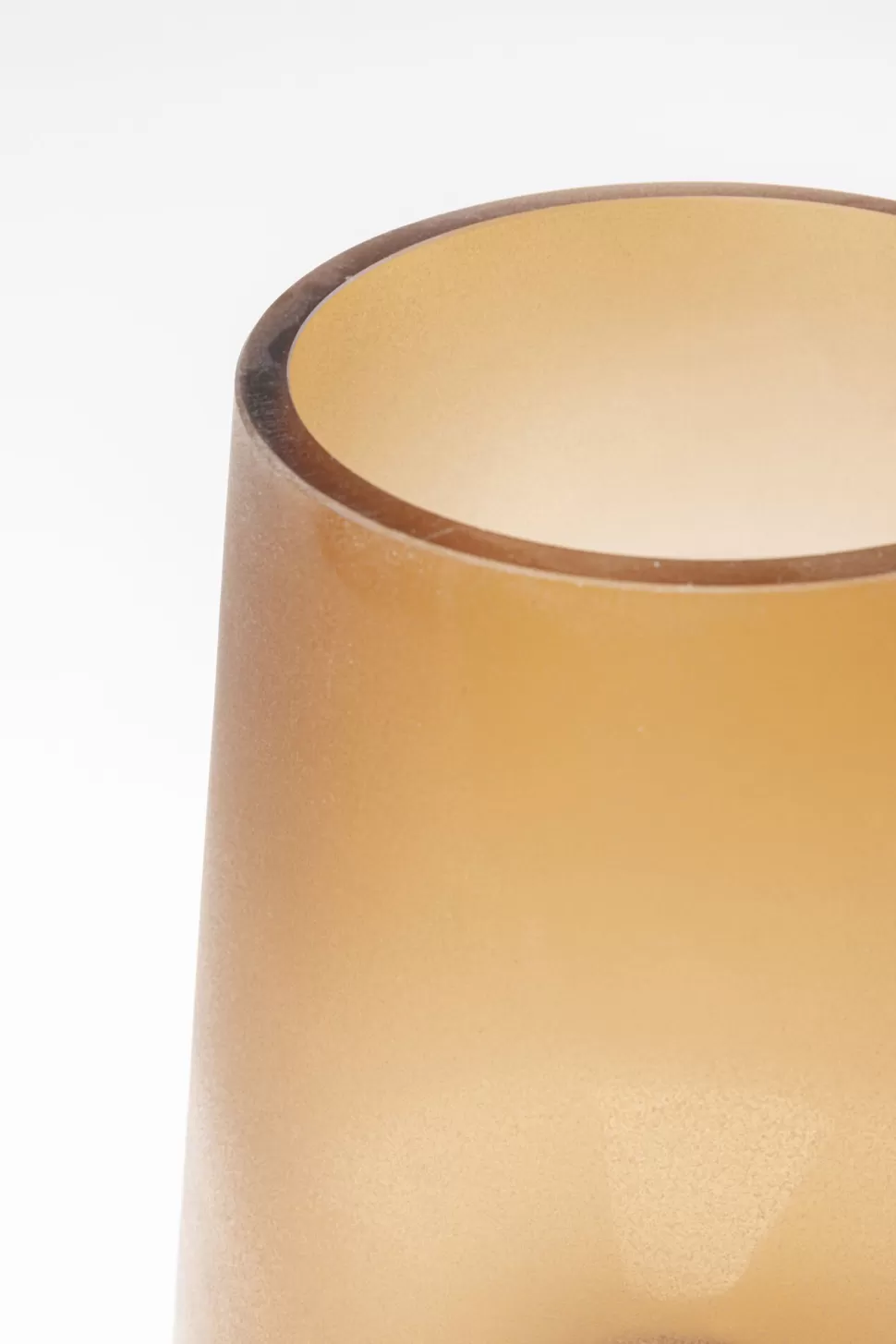 KARE Design Vaas Noble Ring Amber Matt 26cm Clearance