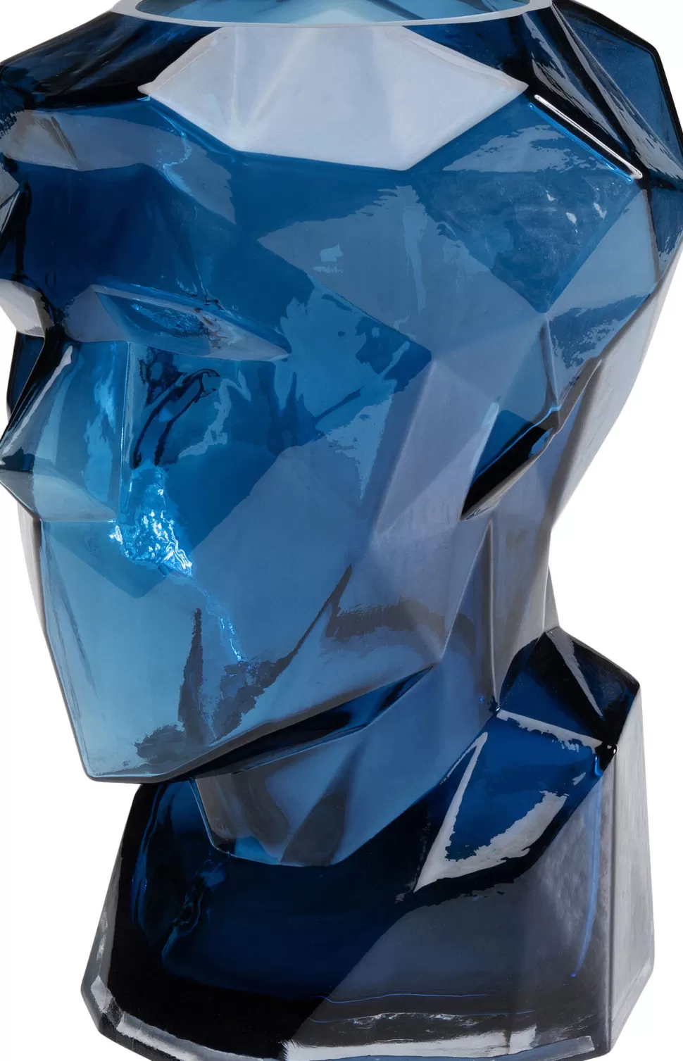 KARE Design Vaas Prisma Face Blue 30cm Cheap