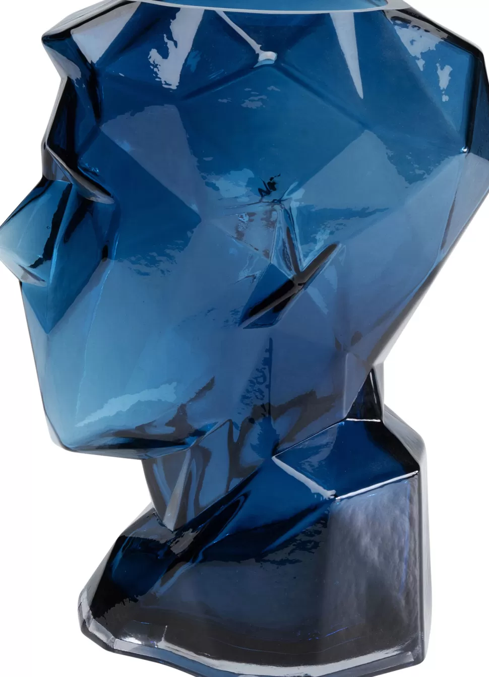 KARE Design Vaas Prisma Face Blue 30cm Cheap