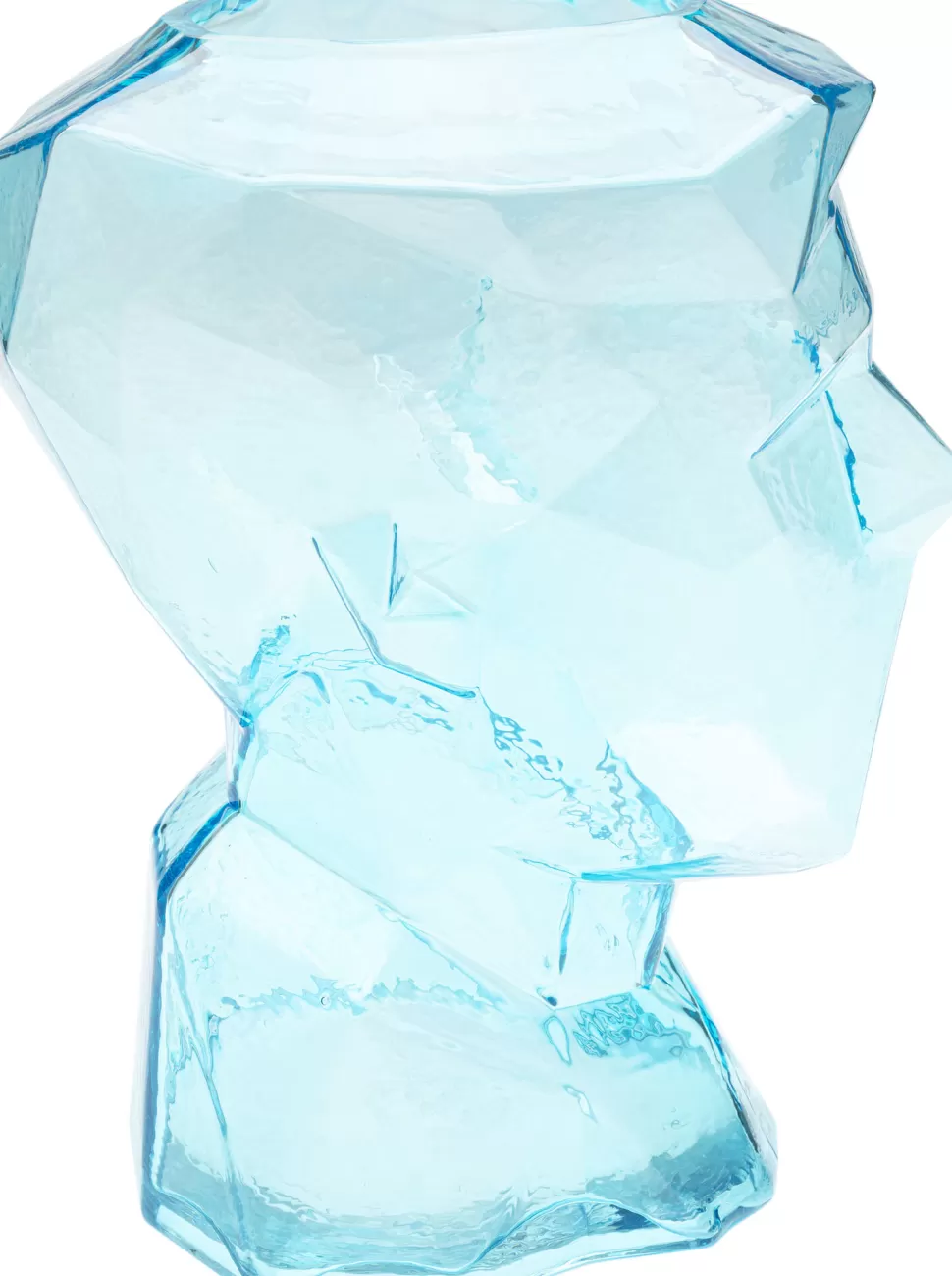 KARE Design Vaas Prisma Face Light Blue 30cm New
