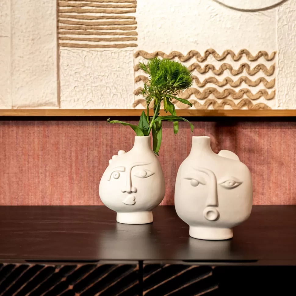 KARE Design Vaas Spherical Face Right 16cm Outlet