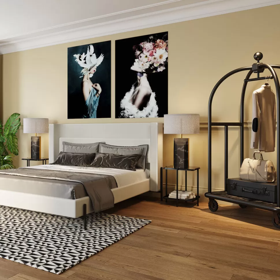 KARE Design VIP Bagage Trolley Vegas Mat Zwart Best Sale