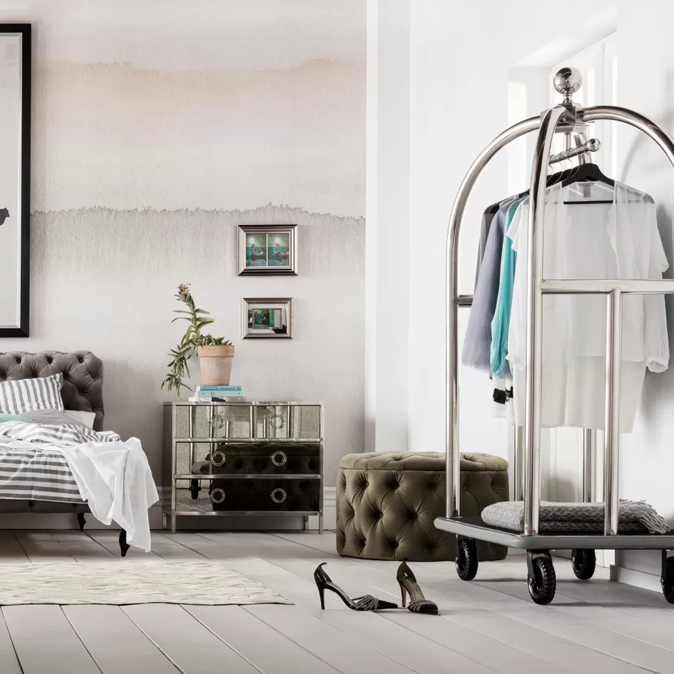 KARE Design VIP Bagage Trolley Vegas Zilver Fashion