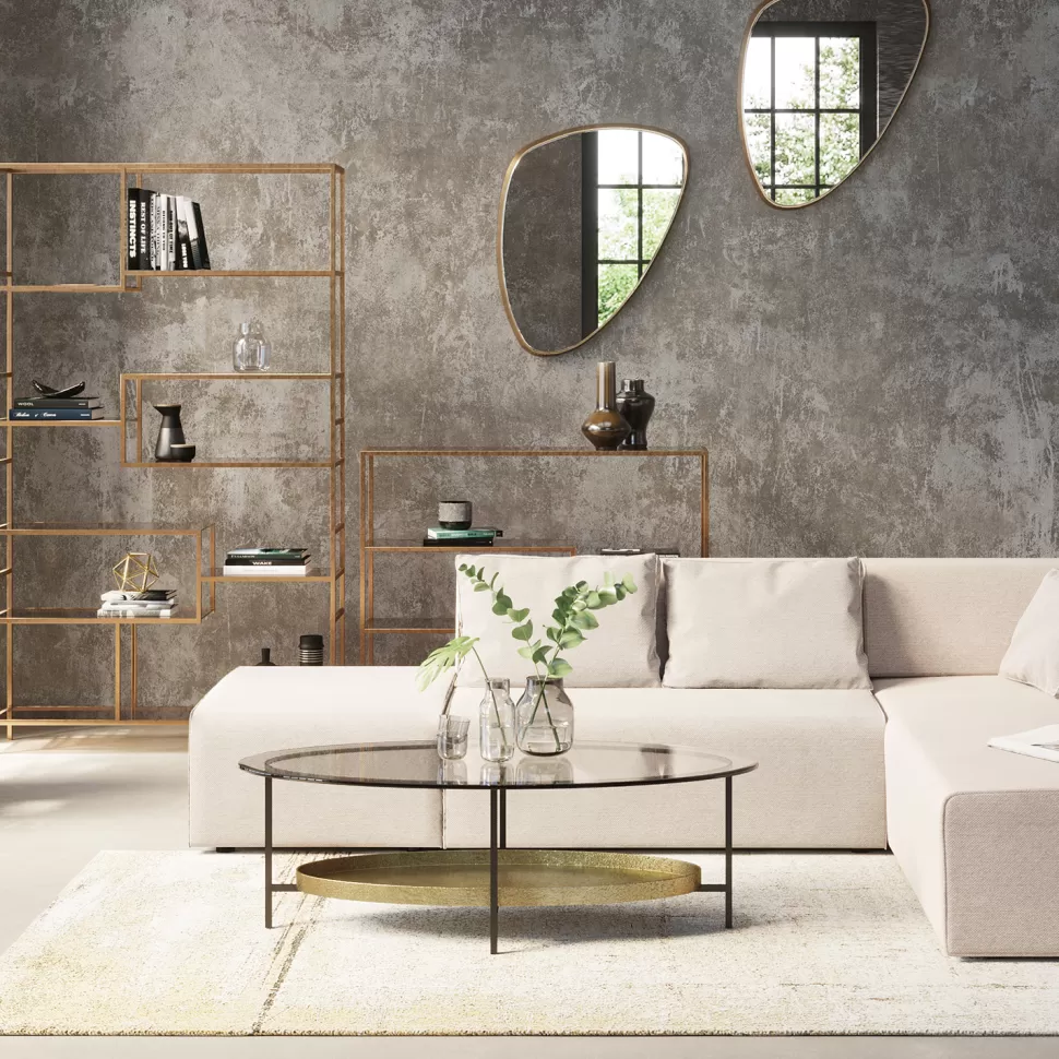 KARE Design Vloerkleed Abstract Beige 170x240cm Cheap
