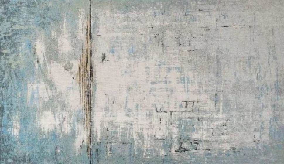 KARE Design Vloerkleed Abstract Lichtblauw 200x300cm Cheap