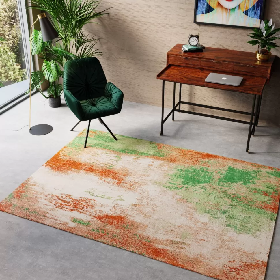 KARE Design Vloerkleed Downtown Groen 170x240cm Fashion