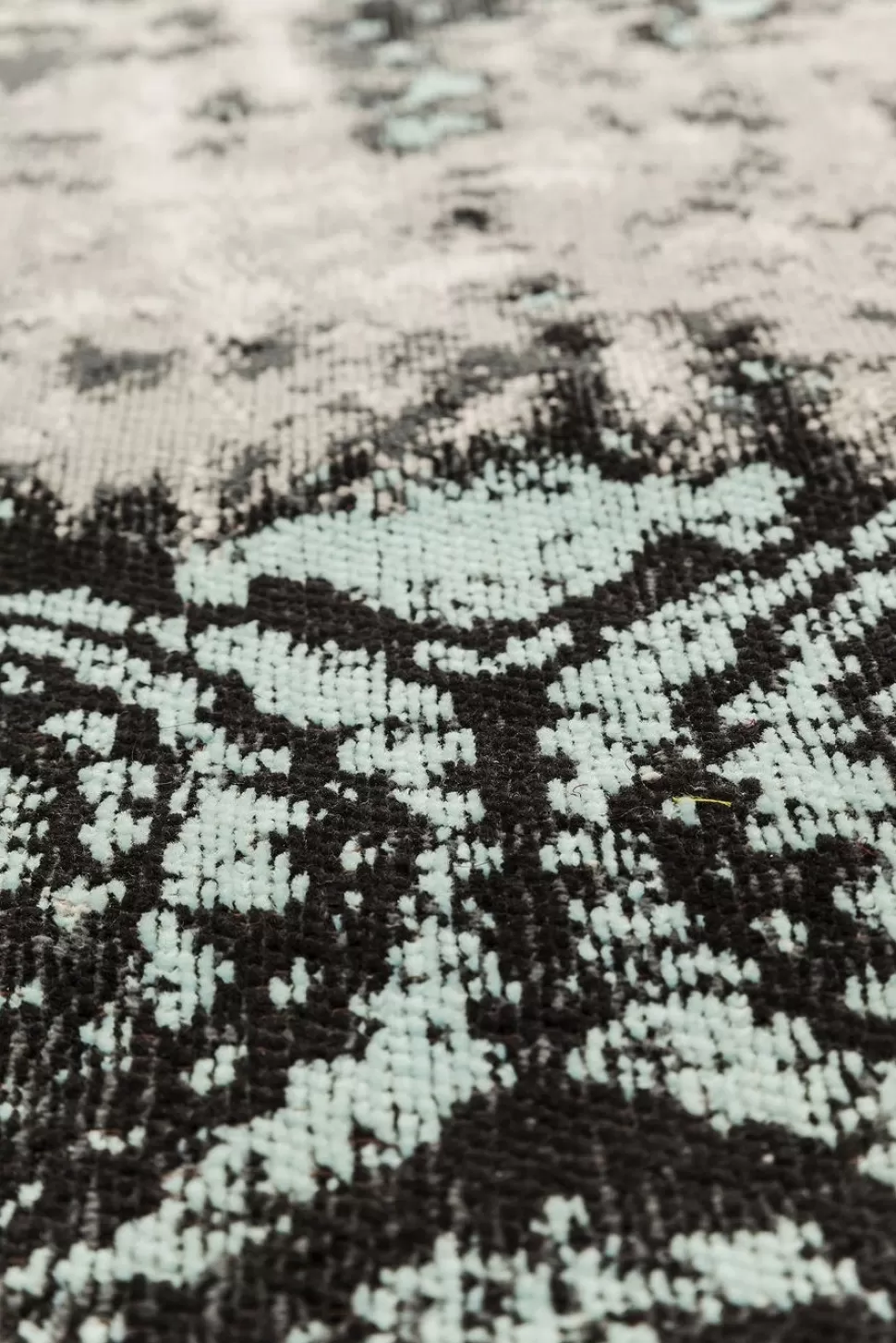 KARE Design Vloerkleed Kelim Ornament Turquoise 170x240cm Sale