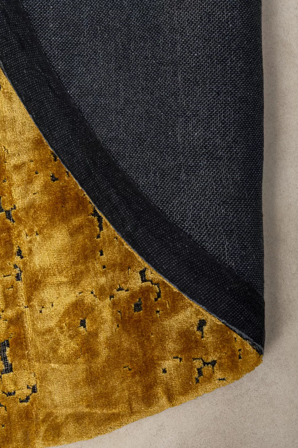 KARE Design Vloerkleed Silja Yellow Ø200cm Cheap