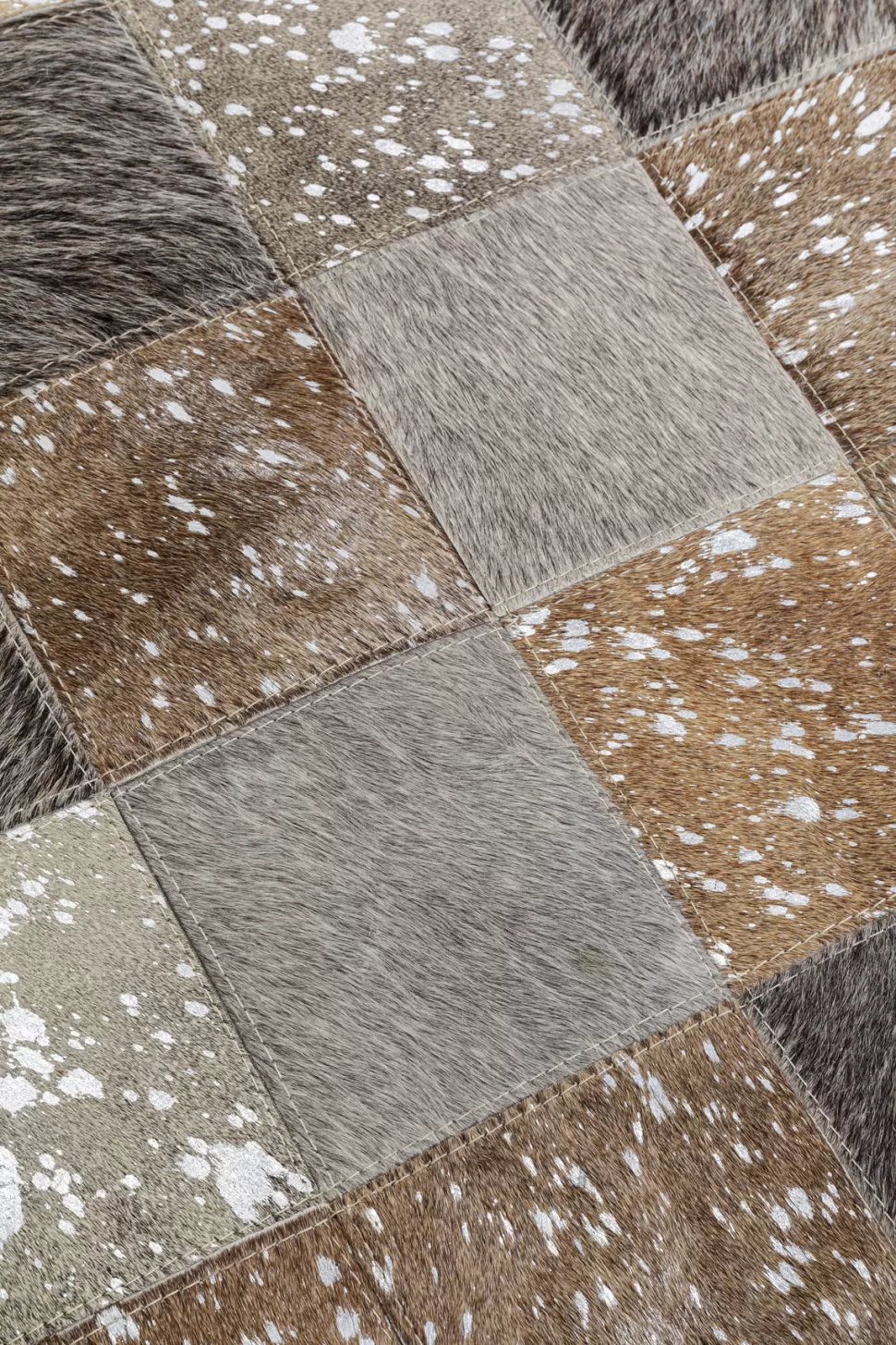 KARE Design Vloerkleed Squares Grey 120x180cm Flash Sale