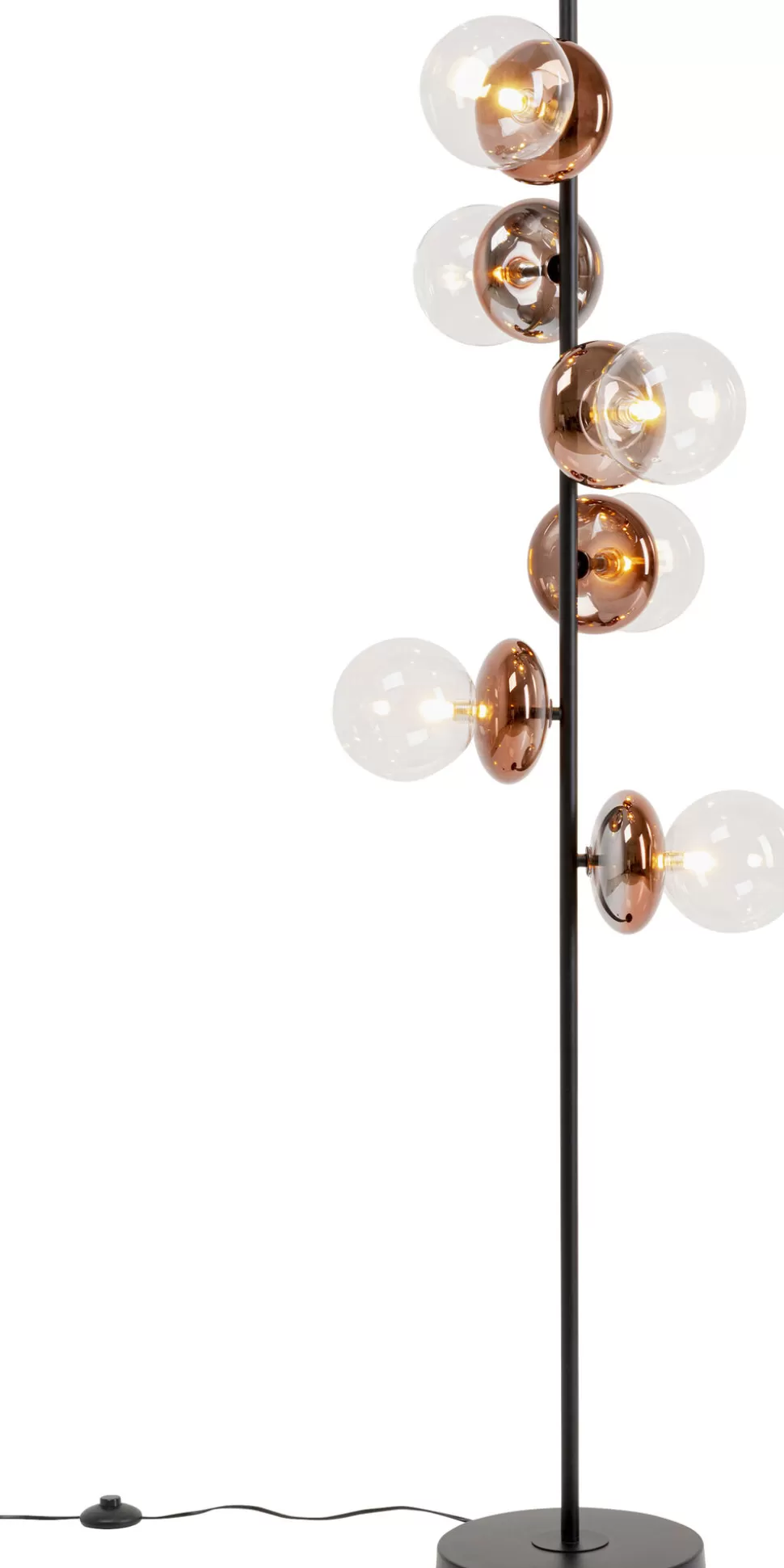 KARE Design Vloerlamp Double Bubble Copper 165cm Online