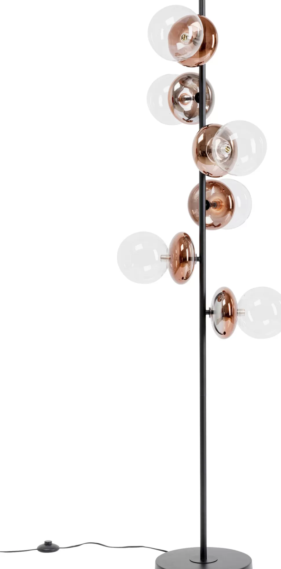 KARE Design Vloerlamp Double Bubble Copper 165cm Online