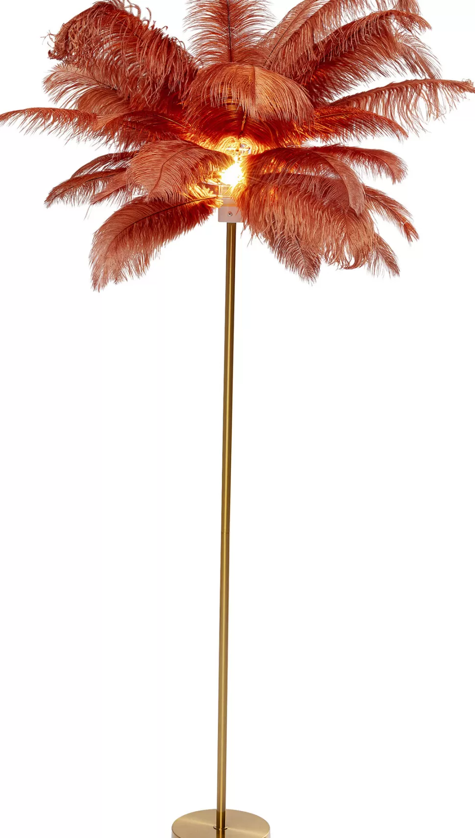 KARE Design Vloerlamp Feather Palm Brown 165cm Clearance