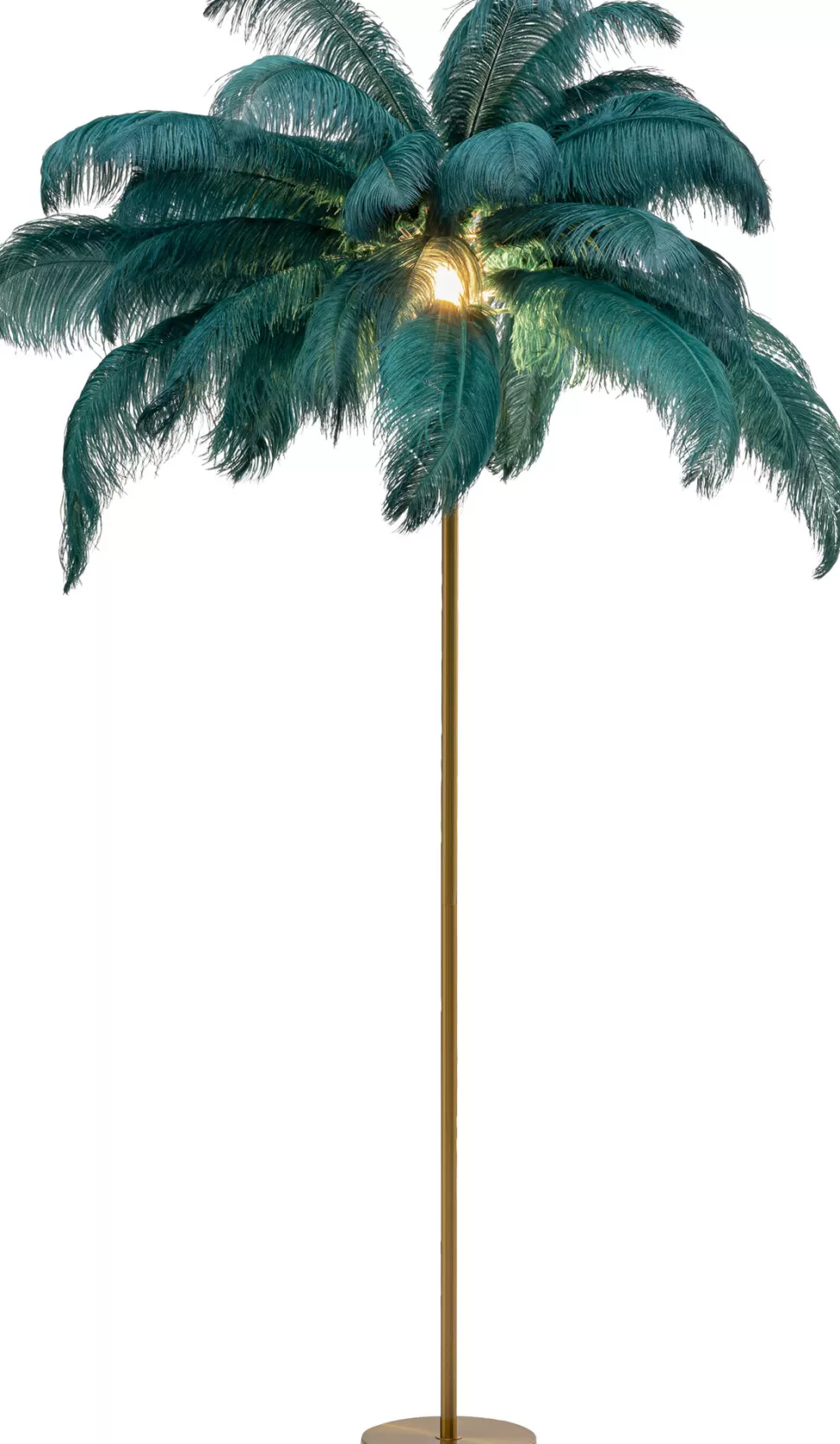KARE Design Vloerlamp Feather Palm Green 165cm Fashion